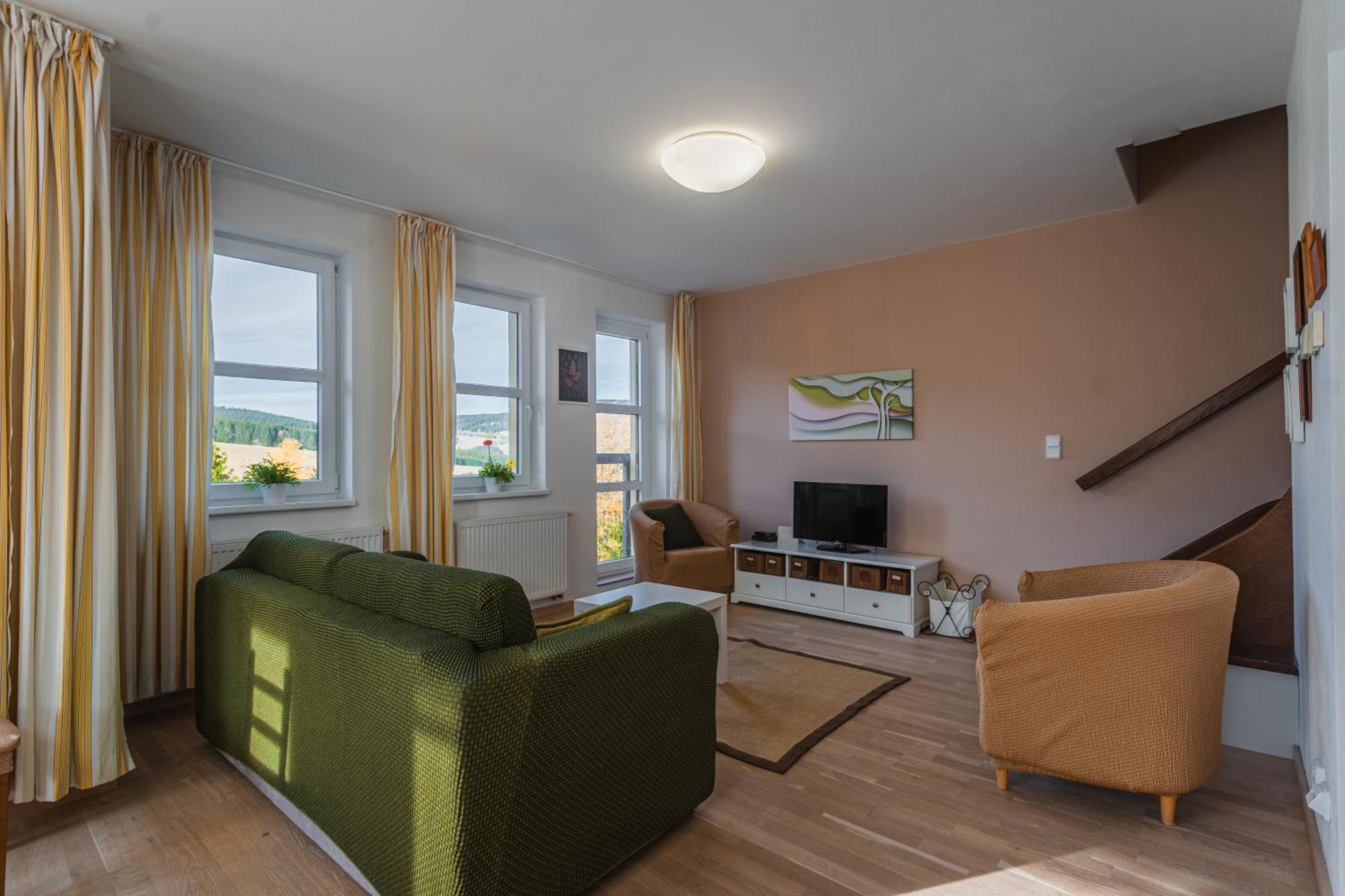 K2 Aparthotel Klinovec Views - Mezonet Apt Loučná pod Klínovcem المظهر الخارجي الصورة